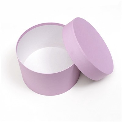 Набор круглых подарочных коробок 5 в 1« Лаванда», 20×19×14 - 15×15×10 см