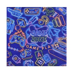 Набор посуды одноразовой "Game zone" салфетки (20 шт)