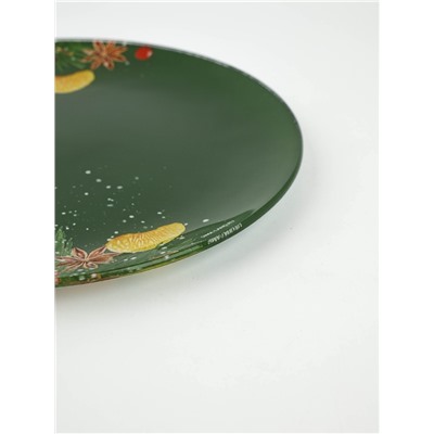 Тарелка плоская новогодняя «Аромат праздника», d=20 см