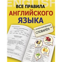 АСТ В. А. Державина "Все правила английского языка с иллюстрированным словарем"