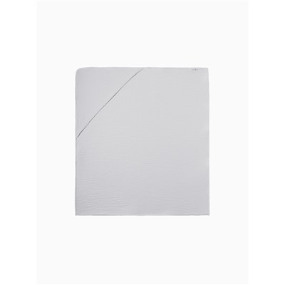 Полотенце - уголок муслиновое «Крошка Я», 75×75 см, хлопок 100%, серо-голубое