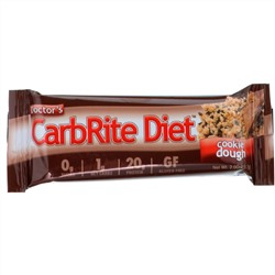 Universal Nutrition, Doctor's CarbRite Diet Bars, Cookie Dough, 12 Bars, 2 oz (56.7 g) Each