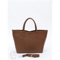 Сумка женская кожаная 1059C brown Polina&Eiterou