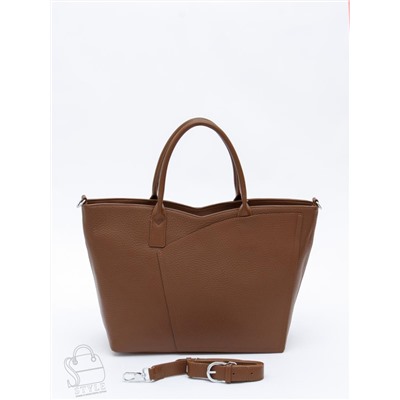 Сумка женская кожаная 1059C brown Polina&Eiterou