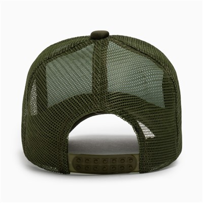 Бейсболка с сеткой MINAKU, зелёный, размер 56-58