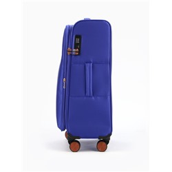 УЦЕНКА Чемодан на колёсах Bagvoyage средний 71 л (М), на молнии, с увеличением, кодовый замок, 4 колеса, васильковый