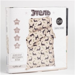 Постельное бельё 1.5-спальное «Этель» Little cat, бязь