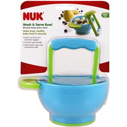 NUK, миска "Раздави и подавай", 1 миска