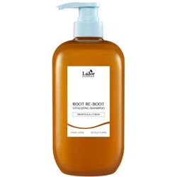 LADOR ROOT RE-BOOT Шампунь для сухой кожи головы с прополисом Vitalizing Propolis & Citron 800 мл