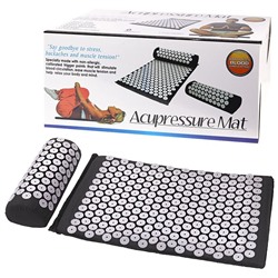 Акупунктурный коврик для снятия стресса напряжения Acupressure Mat 65/40, Аппликатор Кузнцова