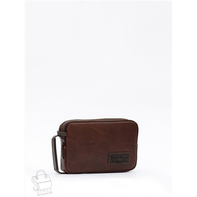 Клатч мужской кожаный 4038TR d.brown Tough Ruder