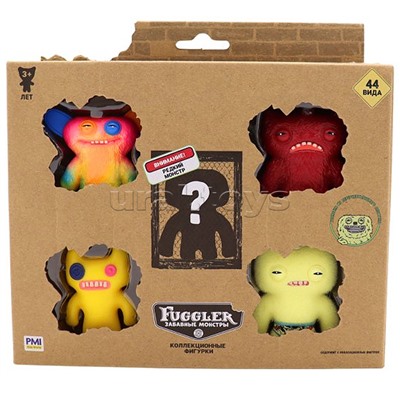 Набор коллекционных фигурок Fugglers, 5 шт. в коробке с окном, 1 скрытый герой
