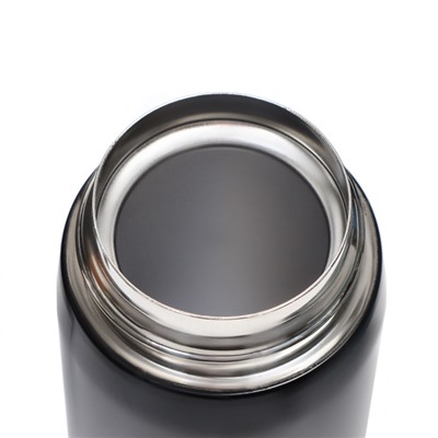 УЦЕНКА Термос для чая, кофе, 500 мл, Топ «Мастер К», сохраняет тепло 8 ч, 6.3×24.5 см, черный 4357