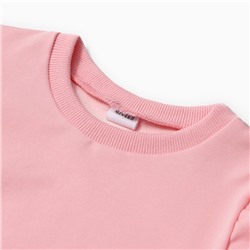 Комплект для девочки (свитшот и юбка) MINAKU, розовый, рост 134 см