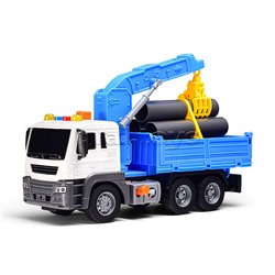 Машина "СтройЭнергия" 1:16 (свет, звук) в коробке (цвет синий)