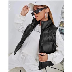 жилет эко кожа