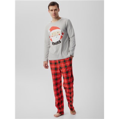 Пижама мужская KAFTAN «Santa» размер 52