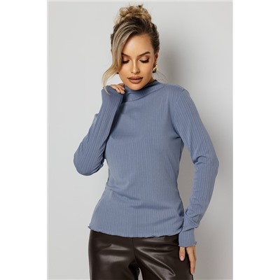 Блузка женская  4481/03/Пыльно-голубой