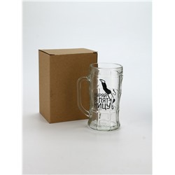 Кружка пивная стеклянная «Ныряй в пятницу», 500 мл