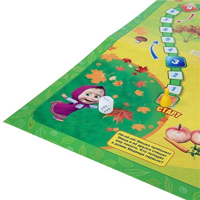 Настольная игра «Маша и Медведь», 2-4 игрока, 3+