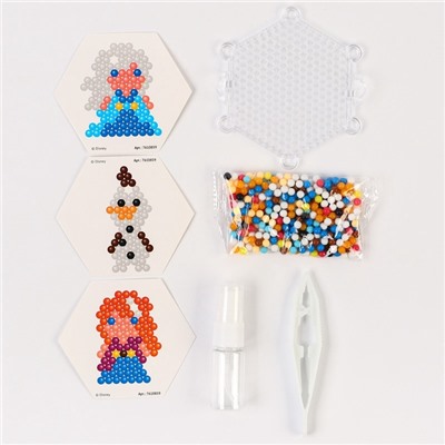 Мозаика 3 в 1 «Холодное сердце», аквамозаика, термомозаика и мозаика из EVA, 4+