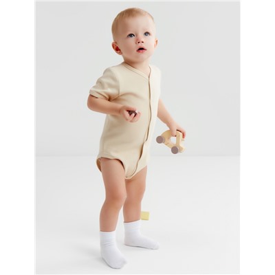 Боди детское MINAKU Nature, рост 54-56 см, бежевое