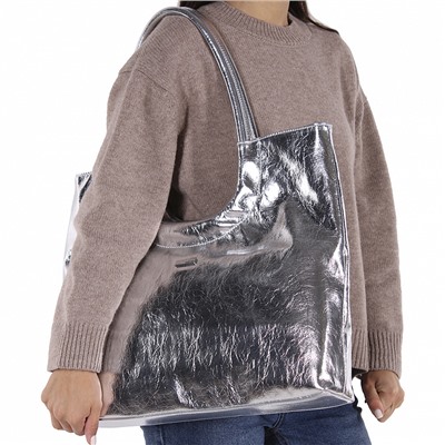 Сумка 51105 silver Velina Fabbiana-Safenta