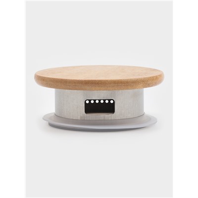 Крышка универсальная BellaTenero «Эко.Univers», 9(7)х3.7 см, с ситом, металл, бамбук