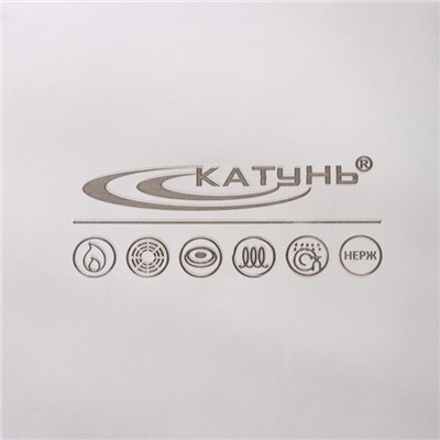 Котёл Катунь «Общепит», 30 л, d=35 см, h=35.5 см, капсульное дно, индукция, нержавеющая сталь