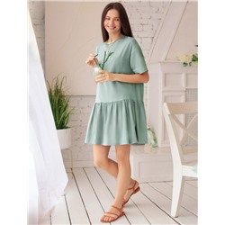 Платье из премиального хлопка с эластаном