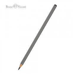 Карандаш пластиковый  "ArtGraphix.Шашечки" трехгранный НВ 21-0038/08 Bruno Visconti