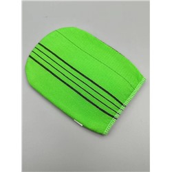 Bath Towel Мочалка-варежка для душа с пилинг-эффектом, уплотненная, зелёный 28187