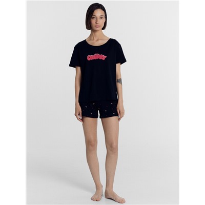 КОМПЛЕКТ ЖЕНСКИЙ (ДЖЕМПЕР, ШОРТЫ) 592325