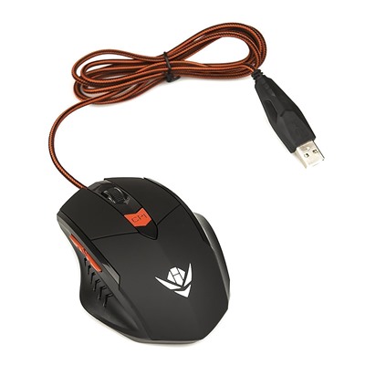 Мышь оптическая Nakatomi Gaming mouse MOG-11U (black) игровая