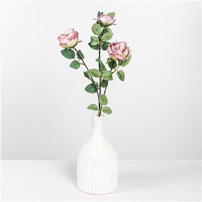 Цветок искусственный Роза 68 см / W06506 /уп 60/480/ (Бежевый)