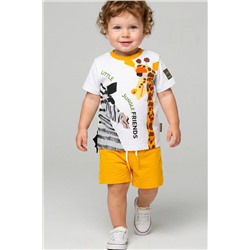 Комплект детский трикотажный для мальчиков: джемпер (футболка), шорты PLAYTODAY, 1243361