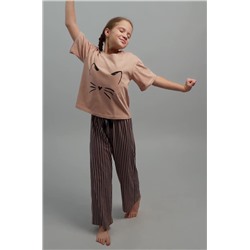 Хлопковая пижама для девочки Happyfox