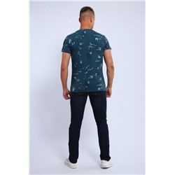 Футболка 015 (Бирюза)