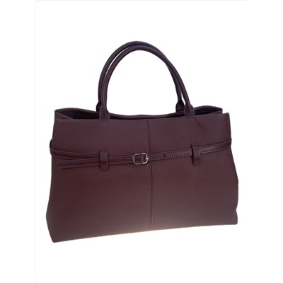 Женская сумка из натуральной кожи, цвет бордовый