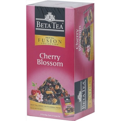 BETA TEA. Fusion Colection. Цветущая вишня карт.пачка, 25 пак.