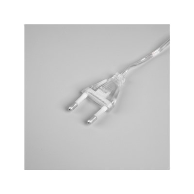 Гирлянда «Нить» 5 м роса с насадками «Шарики», IP20, нить серебристая, 50 LED, 8 режимов, свечение мульти, 220 В