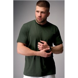 Мужская футболка больших размеров c V-вырезом Happyfox