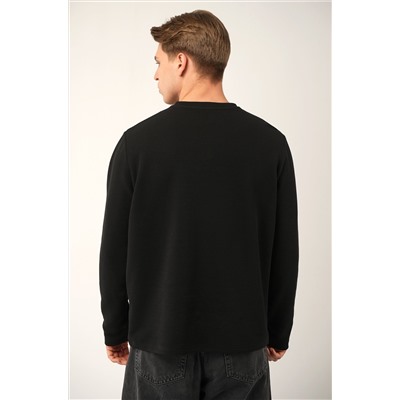 Мужской лонгслив на пуговицах Happyfox