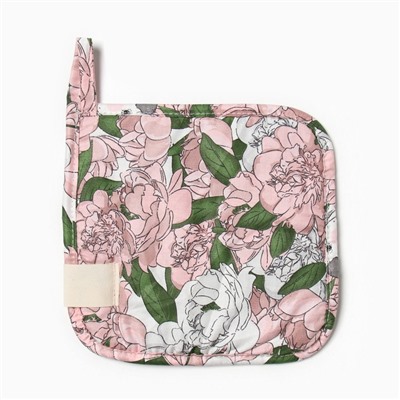 Прихватка Этель «Попугай» 19×19 см, хлопок, сатин, 110 г/м²