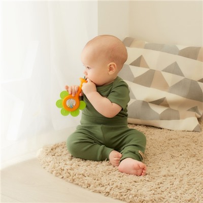 Штаны детские MINAKU, рост 74-80 см, хаки