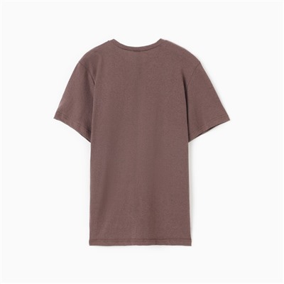 Футболка мужская Collorista, размер 42-44, серо-коричневая