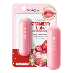 Бальзам для губ "Клубничный торт" Bioaqua, 3,8 гр.