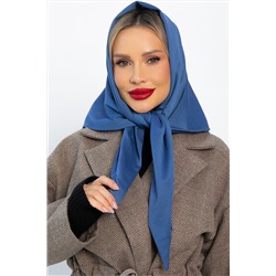Косынка с отворотом (пепельно-синяя) КО21-23М