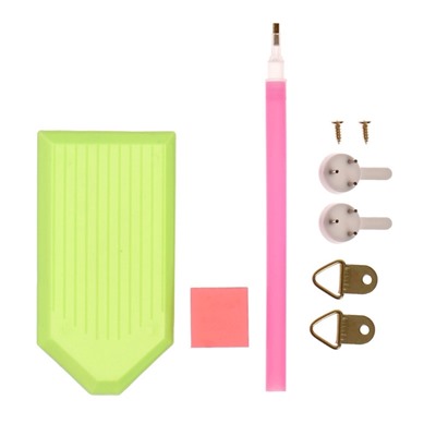 УЦЕНКА Алмазная вышивка на раме с полным заполнением «Девушка с цветами», 30×40 см