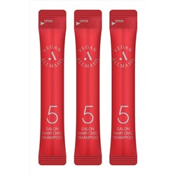 AllMasil Шампунь для волос восстанавливающий с аминокислотами / 5 Salon Hair CMC Shampoo Stick Pouch, 20 шт. х 8 мл KRISTALLER, 1110529